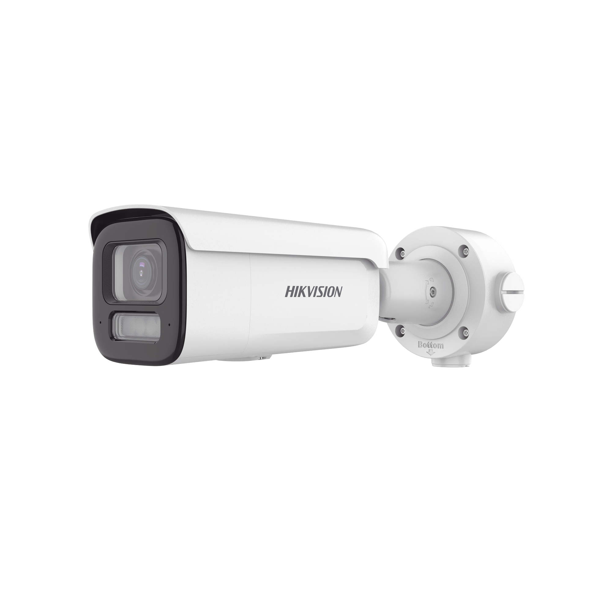 Bala IP 8 Megapixel (4K) / Lente Mot. 2.7 a 13.5 mm / Dual Light (60 mts IR + 60 mts Luz Blanca) / Darkfighter S / Exterior IP67  / IK10 / WDR 130 dB / 4 Analíticos: AcuSense, Deteccion Facial, Conteo de Personas por Cruce y Zona
