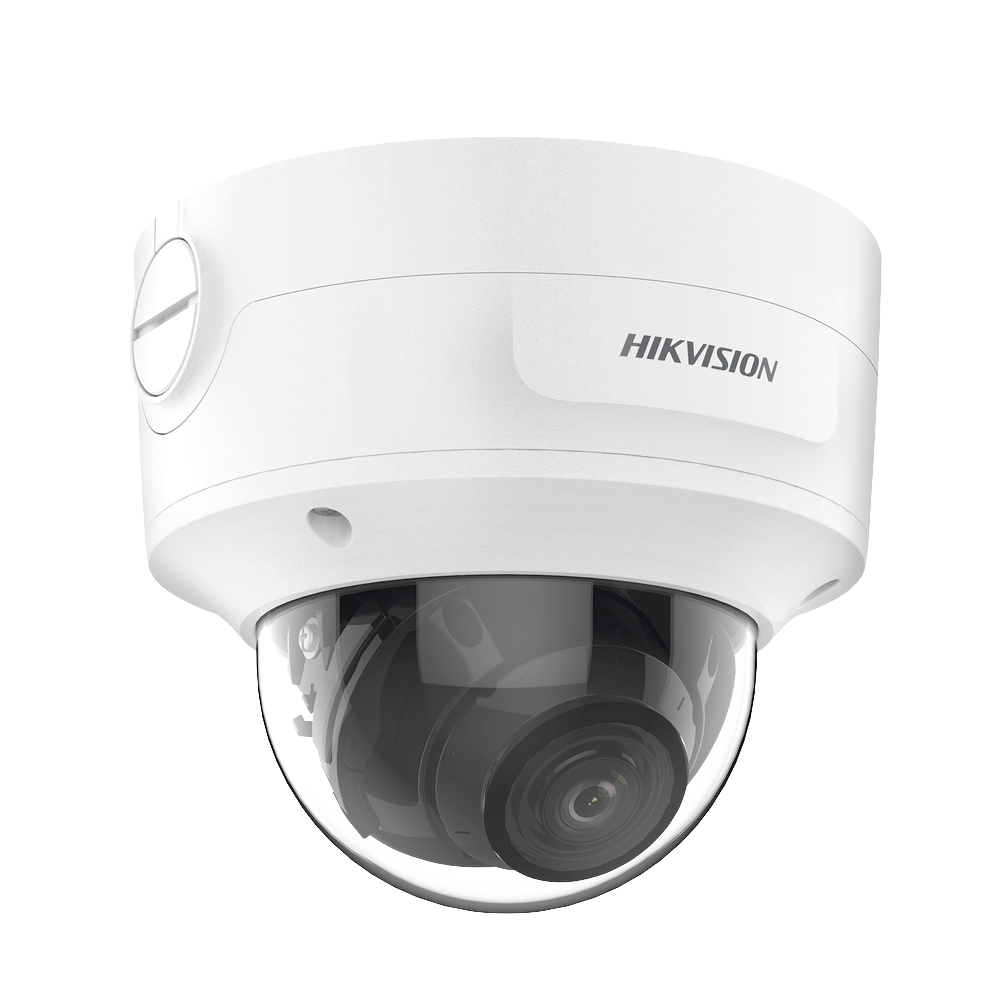 Domo IP 4 Megapixel / Lente Mot. 2.7 a 13.5 mm / 40 mts IR EXIR / Exterior IP66 / IK10 / DARKFIGHTER / Audio y Alarma I/O / PoE+ / ONVIF / Micro SD / 4 Analíticos: AcuSense, Deteccion Facial, Conteo de Personas por Cruce y Zona