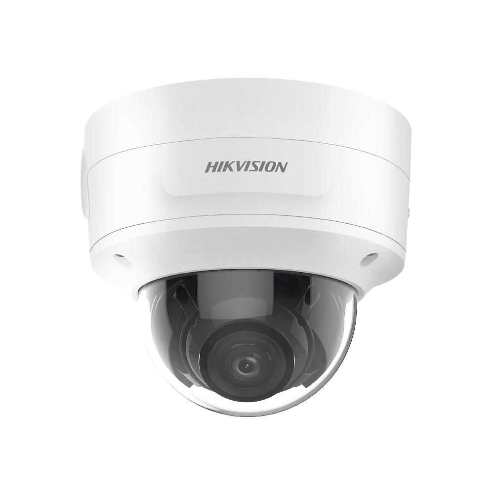 Domo IP 6 Megapixel / Lente Mot. 2.7 a 13.5 mm / 40 mts IR EXIR / Conteo de Personas / Captura Facial / IP67 / IK10 / WDR 120 dB / PoE+ / Alarmas y Audio I/O / ACUSENSE / Micro SD / DarkFighter