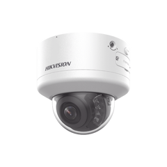 Domo IP 8 Megapixel (4K) / Lente Mot. 2.7 a 13.5 mm / 40 mts IR EXIR / Exterior IP66 / IK10 / DARKFIGHTER / Audio y Alarma I/O / PoE+ / ONVIF / Micro SD / 4 Analíticos: AcuSense, Deteccion Facial, Conteo de Personas por Cruce y Zona