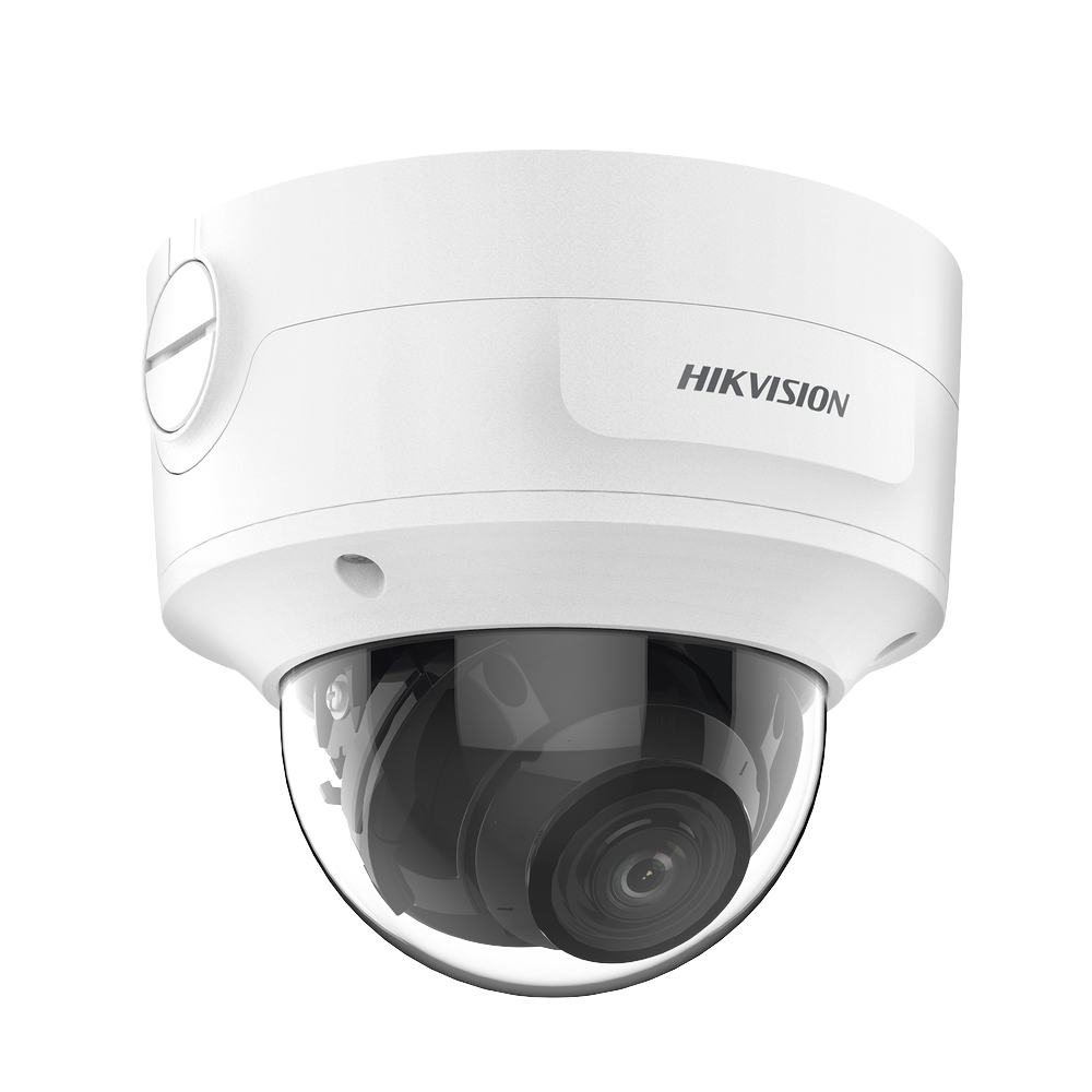 Domo IP 8 Megapixel (4K) / Lente Mot. 2.7 a 13.5 mm / 40 mts IR EXIR / Exterior IP66 / IK10 / DARKFIGHTER / Audio y Alarma I/O / PoE+ / ONVIF / Micro SD / 4 Analíticos: AcuSense, Deteccion Facial, Conteo de Personas por Cruce y Zona