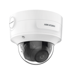 Domo IP 8 Megapixel (4K) / Lente Mot. 2.7 a 13.5 mm / 40 mts IR EXIR / Exterior IP66 / IK10 / DARKFIGHTER / Audio y Alarma I/O / PoE+ / ONVIF / Micro SD / 4 Analíticos: AcuSense, Deteccion Facial, Conteo de Personas por Cruce y Zona