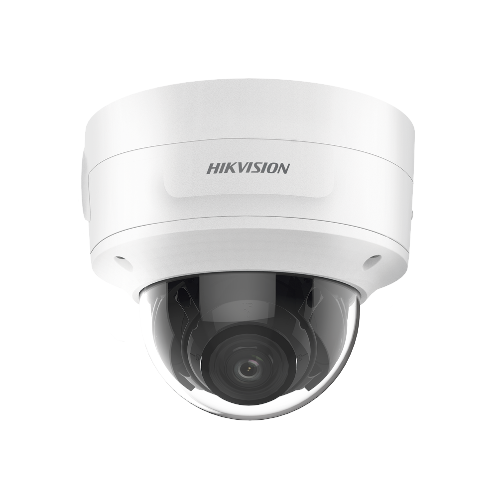 Domo IP 8 Megapixel (4K) / Lente Mot. 2.7 a 13.5 mm / 40 mts IR EXIR / Exterior IP66 / IK10 / DARKFIGHTER / Audio y Alarma I/O / PoE+ / ONVIF / Micro SD / 4 Analíticos: AcuSense, Deteccion Facial, Conteo de Personas por Cruce y Zona