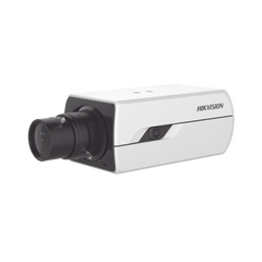 Camara Box IP 4 Megapixel / Serie PRO / DARKFIGHTER / PoE / 12 Vcc o 24 VCA / WDR 120 dB / ONVIF / RS-485 / BLC /  Entrada y Salida de Audio y Alarmas (No Incluye Lente) / Micro SD