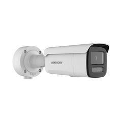 [ PROTECCIÓN ACTIVA ] Bala IP 4 Megapixel / Lente 4 mm / 60 mts IR / Exterior IP67 / Micrófono y Bocina Integrado (Audio de Dos Vías) / DARKFIGHTER / PoE+ / Luz Estroboscopica / ONVIF / Micro SD / 4 Analíticos