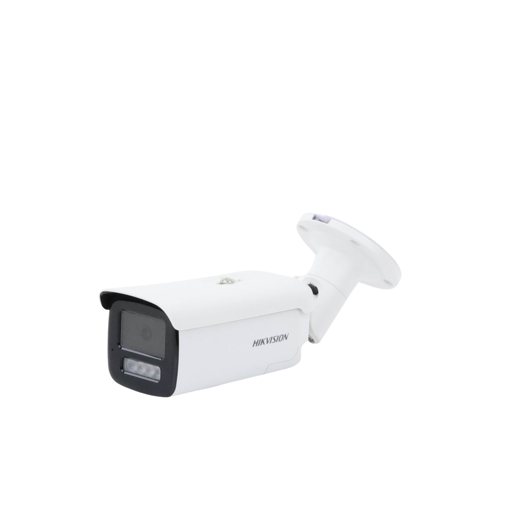 [ PROTECCIÓN ACTIVA ] Bala IP 4 Megapixel / Lente 4 mm / 60 mts IR / Exterior IP67 / Micrófono y Bocina Integrado (Audio de Dos Vías) / DARKFIGHTER / PoE+ / Luz Estroboscopica / ONVIF / Micro SD / 4 Analíticos