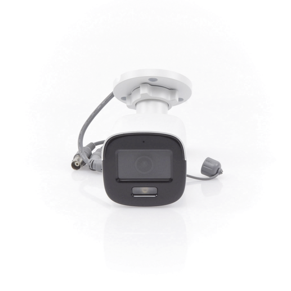 [Dual Light + ColorVu] Bala TURBOHD 2 Megapixel (1080p) / Lente 2.8 mm / 20 mts IR + 20 mts Luz Blanca / Gran Angular 105° / Exterior IP67 / Micrófono Integrado / dWDR / 4 Tecnologías