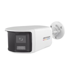 [ColorVu + Panoramica + Dual Light] Bala TURBOHD 3K (5 Megapixel) / Micrófono Integrado / Visión 180° / Imagen a Color 24/7 / 40 mts Luz Blanca + 40 mts IR / Exterior IP67 / WDR