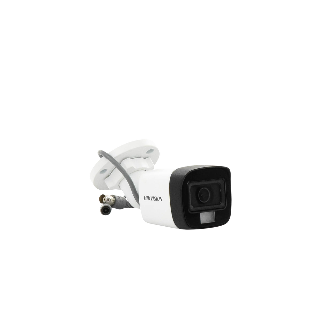 [Dual Light + ColorVu] Bala TURBOHD 2 Megapixel (1080p) / Lente 2.8 mm / 30 mts IR EXIR + 20 mts Luz Blanca / Micrófono Integrado / Gran Angular 101° / Exterior IP67 / 4 Tecnologías