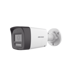 [Audio Bidireccional + Dual Light + ColorVu] Bala TURBOHD 3K  (5 Megapixel) / Lente 2.8 mm Angulo de vision 112° / 30 mts IR EXIR + 20 mts Luz Blanca / Micrófono y Bocina Integrado / Exterior IP67 / Metal / dWDR