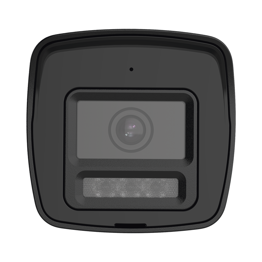 [Audio Bidireccional + Dual Light + ColorVu] Bala TURBOHD 4K (8 Megapixel) / Lente 2.8 mm / 30 mts IR EXIR + 20 mts Luz Blanca / Micrófono y Bocina Integrado / Exterior IP67 / Metal / dWDR