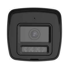 [Audio Bidireccional + Sirena & Estrobo + Dual Light + ColorVu] Bala TURBOHD 4K (8 Megapixel) / Lente 2.8 mm / 30 mts IR EXIR + 20 mts Luz Blanca / Micrófono y Bocina Integrado / Exterior IP67 / Metal / dWDR