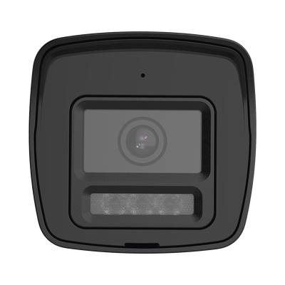 [Audio Bidireccional + Sirena & Estrobo + Dual Light + ColorVu] Bala TURBOHD 4K (8 Megapixel) / Lente 2.8 mm / 30 mts IR EXIR + 20 mts Luz Blanca / Micrófono y Bocina Integrado / Exterior IP67 / Metal / dWDR