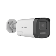 [Audio Bidireccional + Dual Light + ColorVu] Bala TURBOHD 4K (8 Megapixel) / Lente 2.8 mm / 40 mts IR EXIR + 40 mts Luz Blanca / Micrófono y Bocina Integrado / Exterior IP67 / Metal / dWDR