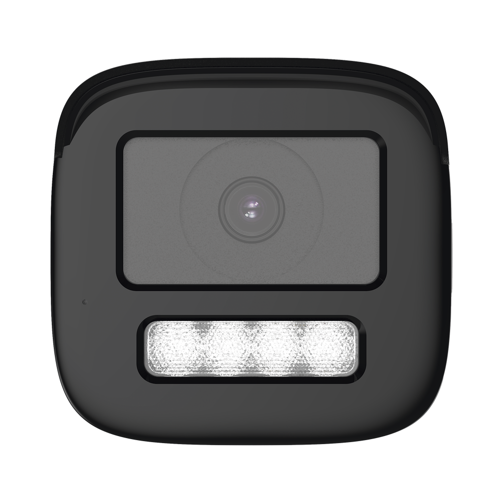 [Audio Bidireccional + Dual Light + ColorVu] Bala TURBOHD 4K (8 Megapixel) / Lente 3.6 mm / 80 mts IR EXIR + 80 mts Luz Blanca / Micrófono y Bocina Integrado / Exterior IP67 / Metal / dWDR