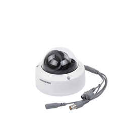Domo TURBOHD 2 Megapixel (1080p) / Lente 2.8 mm / 30 mts IR EXIR / TVI-AHD-CVI-CVBS / IK10 / IP67 / WDR 120 dB / Ultra Baja Iluminación / Metal