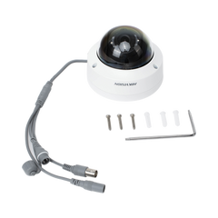 Domo TURBOHD 4K (8 Megapixel) / Gran Angular 102º / Lente 2.8 mm / Exterior IP67 / IK10 / IR EXIR 30 metros / TVI-AHD-CVI-CVBS / dWDR