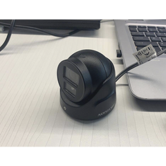 Ultra Mini Turret TURBO 2 Megapixeles (1080p) / Gran Angular / Lente 2.8 mm / 20 mts IR EXIR / Exterior IP67 / 4 Tecnologías (TVI / AHD / CVBS) / dWDR / Color Negro