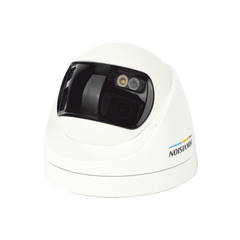[ColorVu + Panoramica + Dual Light] Turret TURBOHD 3K (5 Megapixel) / Micrófono Integrado / Visión 180° / Imagen a Color 24/7 / 40 mts Luz Blanca + 40 mts IR / Exterior IP67 / WDR