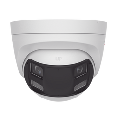 [ColorVu + Panoramica + Dual Light] Turret TURBOHD 3K (5 Megapixel) / Micrófono Integrado / Visión 180° / Imagen a Color 24/7 / 40 mts Luz Blanca + 40 mts IR / Exterior IP67 / WDR