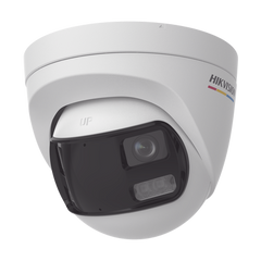 [ColorVu + Panoramica + Dual Light] Turret TURBOHD 3K (5 Megapixel) / Micrófono Integrado / Visión 180° / Imagen a Color 24/7 / 40 mts Luz Blanca + 40 mts IR / Exterior IP67 / WDR