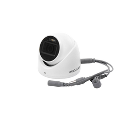 [Dual Light + ColorVu] Turret TURBOHD 3K (5 Megapixel) / Lente 2.8 mm / 30 mts IR + 20 mts Luz Blanca / Gran Angular 104.9° / Exterior IP67 / Micrófono Integrado / dWDR / 4 Tecnologías / Metal