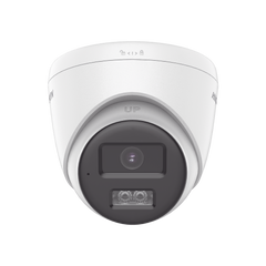 [Audio Bidireccional + Dual Light + ColorVu] Turret TURBOHD 2 Megapixel (1080p) / Lente 2.8 mm / 40 mts IR EXIR + 40 mts Luz Blanca / Micrófono y Bocina Integrado / Exterior IP67 / dWDR