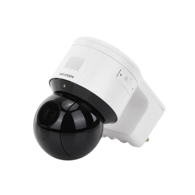 Domo PTZ IP 4 Megapixel / 4X Zoom Óptico / 50 mts IR EXIR / Luz Estroboscópica / Sirena Integrada / WDR 120 dB / PoE+ / IP66 / Ultra Baja Iluminación / Micrófono y Bocina Interconstruido / Micro SD