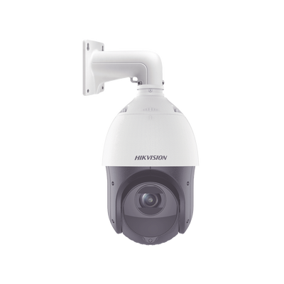 PTZ IP 4 Megapixel / 15X Zoom / 100 mts IR / Exterior IP66 / DARKFIGHTER / ACUSENSE (Evita Falsas Alarmas) / Detección Facial / WDR 120 dB / Entrada y Salida de Audio y Alarmas / HLC / EIS / PoE+ / MicroSD