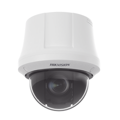 PTZ IP 4K (8 Megapixel) / 25X Zoom  / Uso en Plafon / IP54 / ACUSEEK / DARKFIGHTER / ACUSENSE / WDR 120 dB / Audio y Alarmas I/O / HLC / EIS / PoE+ / Micro SD