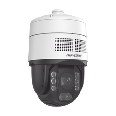 [PROTECCIÓN ACTIVA] Domo PTZ IP 4 Megapixel / 32X Zoom / 200 mts IR / Potente Alerta Audible y Luz Estroboscópica hasta 100 Metros / ACUSENSE / IP67 / IK10 /  / Autoseguimiento 2.0 / Hi-PoE / DARKFIGHTER / Rapid Focus / Micro SD