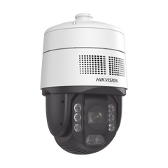 [ PROTECCIÓN ACTIVA ] Domo PTZ IP 4 Megapixel / 32X Zoom / 200 mts IR / Potente Alerta Audible y Luz Estroboscópica hasta 100 Metros / ACUSENSE / IP67 / IK10 /  / Autoseguimiento 2.0 / Hi-PoE / DARKFIGHTER / Rapid Focus / Micro SD