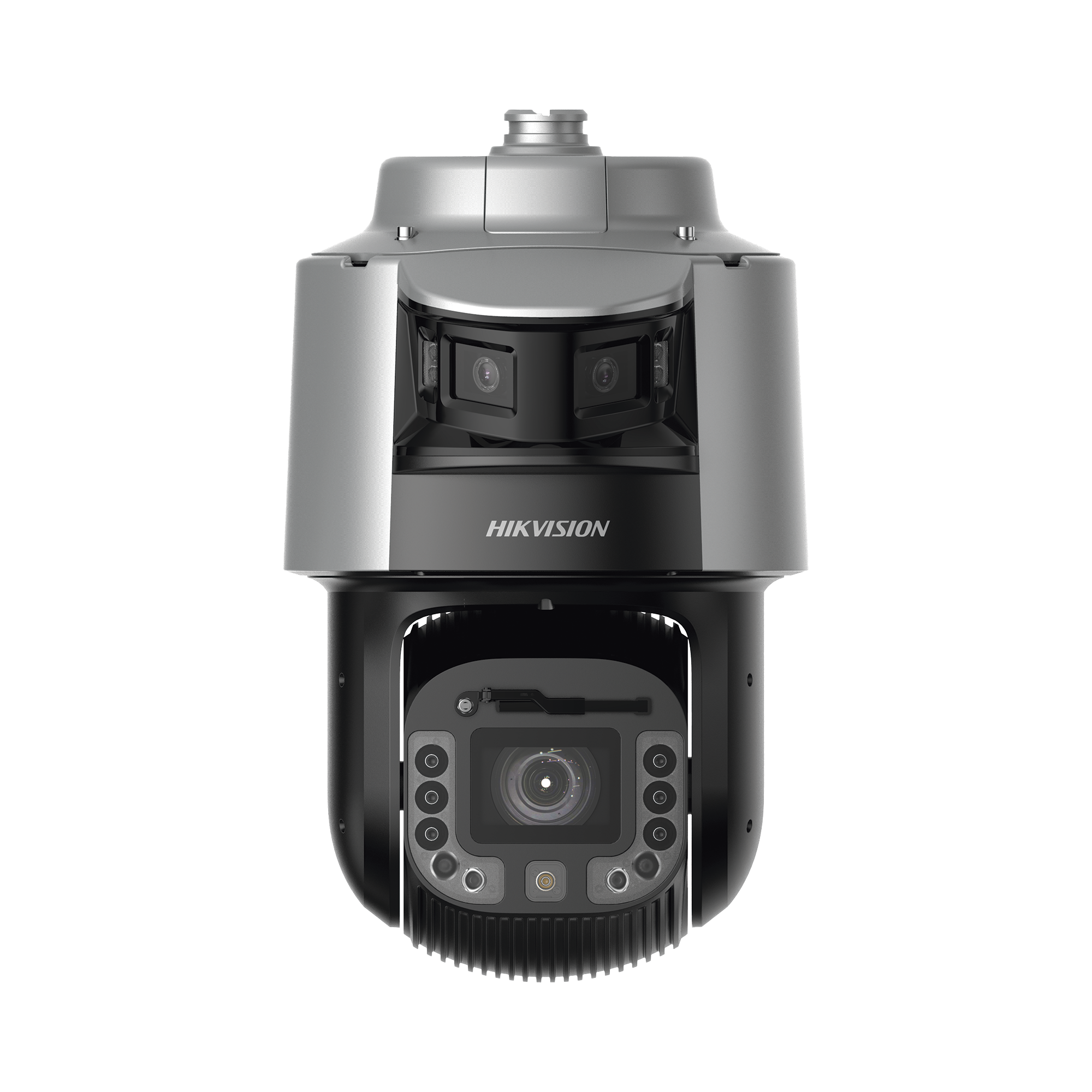 [TandemVu] Domo PTZ IP 4 Megapixel con Cámara Panoramica 180º de 6 Megapixel / 42X Zoom / 300 mts IR y 30 mts Luz Blanca / IP67 / IK10  / Autoseguimiento / Wiper / Deep learning / Entrada-Salida de Audio y Alarma / Ultra Baja Iluminació