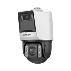 [TandemVu] PTZ IP 4 Megapixel con Cámara Panoramica 6 Megapixel / 32X Zoom / 200 mts IR / 30 mts Luz Blanca / ACUSENSE / IP66 / Alerta Audible y Luz Estroboscopica / Autoseguimiento / Hi-PoE / Alarmas I/O / Ultra Baja Iluminación / Micro SD