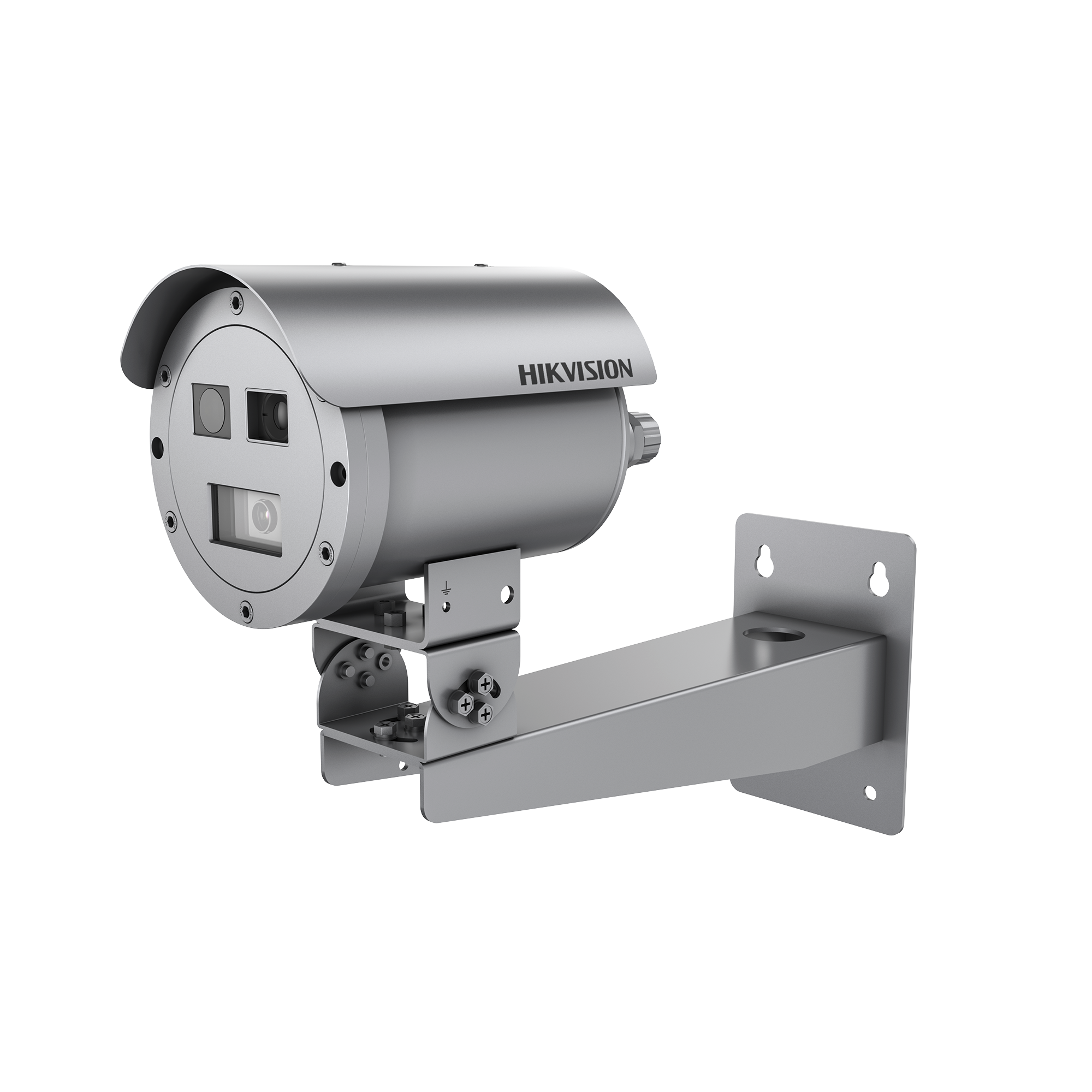 Bala IP Térmica Dual / Termico 7 mm (256 X 192) + Óptico 4 mm (4 MP) / Termométrica / Detección de Temperatura / IP68 / 30 mts IR / Antiexplosión / Anticorrosión