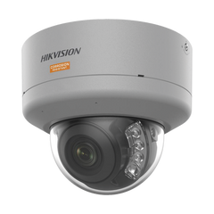 [Dual Light + ColorVu] Domo IP 4 Megapixel / Lente 2.8 mm / Polimero Anticorrosivo (Ideal para Zonas Costeras o Alta Salinidad) / 40 Mts IR + 40 Mts Luz Blanca / 2 Micrófonos Integrados / WDR 130 dB / IP68 / IK10
