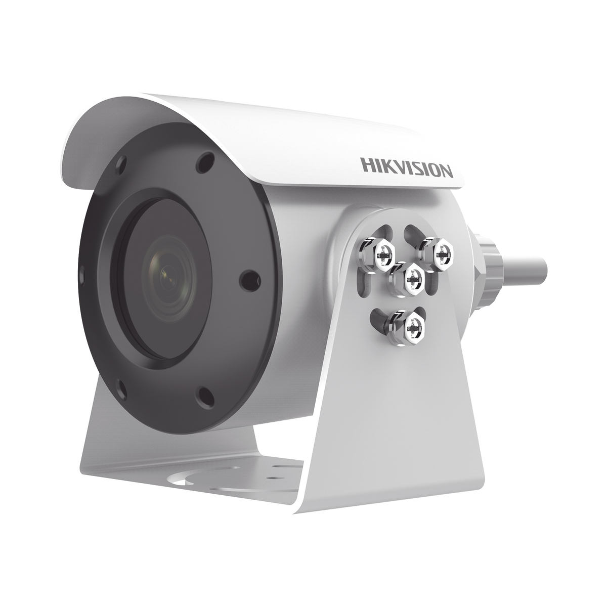 Bala IP 4 Megapixel / Antiexplosión / Lente 4 mm /  H.265+ / 30 mts IR / WDR 120 dB / PoE / IP68 / Entrada-Salida audio y alarma