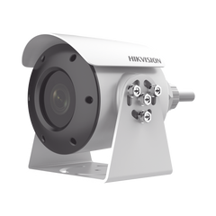 Bala IP 4 Megapixel / Antiexplosión / Lente 4 mm /  H.265+ / 30 mts IR / WDR 120 dB / PoE / IP68 / Entrada-Salida audio y alarma