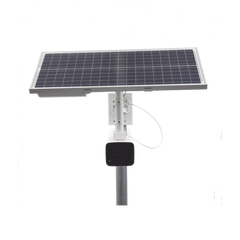 Kit Solar IP All in One / Cámara Bala ColorVu 4 Megapixel / Lente 4 mm / Panel Solar / Batería de Respaldo de Litio 23.2Ah (Hasta 24 Días) / Conexión 4G / Accesorios de Instalación