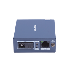 Convertidor de medios UTP/FIBRA ÓPTICA (RX) / 1000 Mbps / Monomodo / Hasta 3 KM / CONECTOR SC