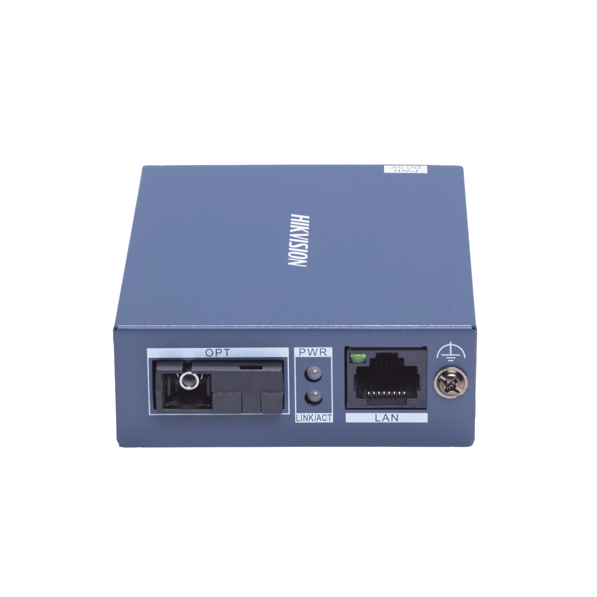 Transceptor Fibra Óptica Gigabit / Monofibra Monomodo / 3 km Distancia / 10/100/1000 Mbps RJ45 / SC / Metal Industrial / 4 kV Protección Rayos / -20°C a 60°C