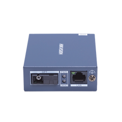 Transceptor Fibra Óptica Gigabit / Monofibra Monomodo / 3 km Distancia / 10/100/1000 Mbps RJ45 / SC / Metal Industrial / 4 kV Protección Rayos / -20°C a 60°C