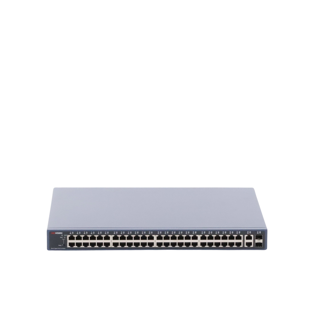 Switch PoE+ / Administrable / 48 Puertos 1000 Mbps PoE+ / 2 Puertos 1000 Mbps Uplink / 2 Puertos SFP / 470 Watts