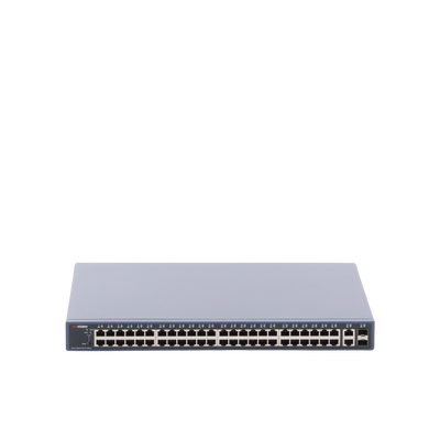 Switch PoE+ / Administrable / 48 Puertos 1000 Mbps PoE+ / 2 Puertos 1000 Mbps Uplink / 2 Puertos SFP / 470 Watts