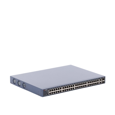 Switch PoE+ / Administrable / 48 Puertos 1000 Mbps PoE+ / 2 Puertos 1000 Mbps Uplink / 2 Puertos SFP / 470 Watts