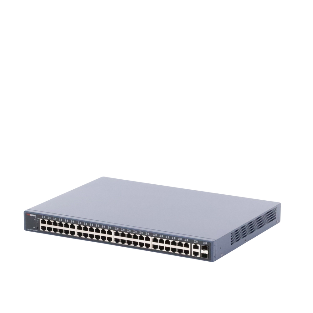 Switch PoE+ / Administrable / 48 Puertos 1000 Mbps PoE+ / 2 Puertos 1000 Mbps Uplink / 2 Puertos SFP / 470 Watts