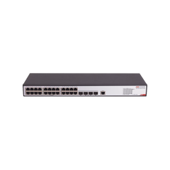 Switch Gigabit  / Administrable / 24 Puertos RJ45 GE  / 4 Puertos SFP 10G  / Soporta IGMP