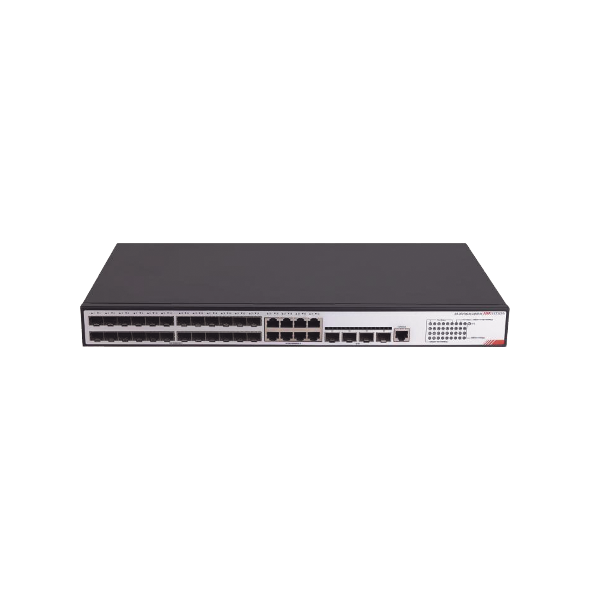 Switch Gigabit  / Administrable / 24 Puertos SFP GE / 8 Puertos RJ45 GE / 4 Puertos SFP de 10G / Configuración Nube Hik-PartnerPro / Soporta IGMP