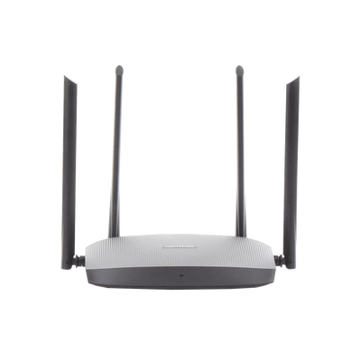Router Inalámbrico WISP Gigabit / Hasta 1200 Mbps / Doble Banda AC (2.4 GHz y 5 GHz) / 3 Puertos LAN 10/100/1000 Mbps + 1 Puerto WAN 10/100/1000 Mbps /  4 Antenas Externas Omnidireccional de 5 dBi / Interior