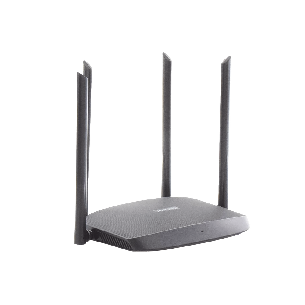 Router Inalámbrico WISP Gigabit / Hasta 1200 Mbps / Doble Banda AC (2.4 GHz y 5 GHz) / 3 Puertos LAN 10/100/1000 Mbps + 1 Puerto WAN 10/100/1000 Mbps /  4 Antenas Externas Omnidireccional de 5 dBi / Interior